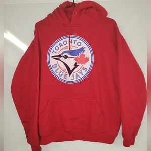 Red Toronto Blue Jays Hoodie GBL Industry, Soft Half Blend Large
